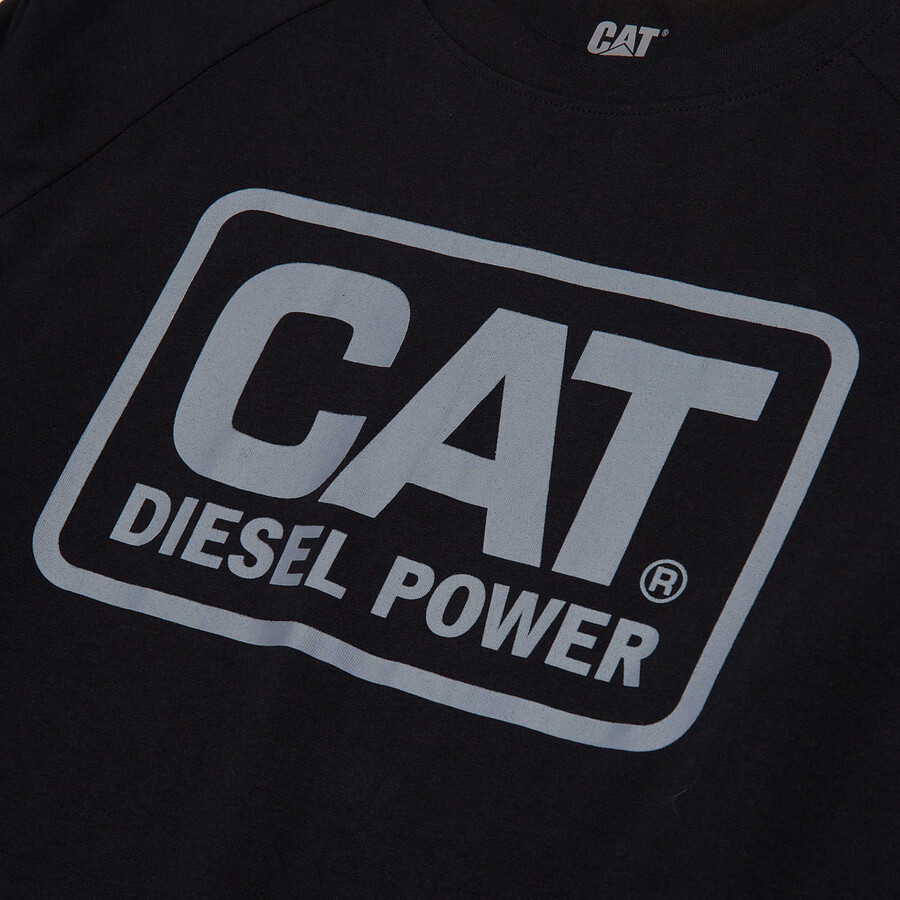 męska koszulka z długim rękawem cat diesel power