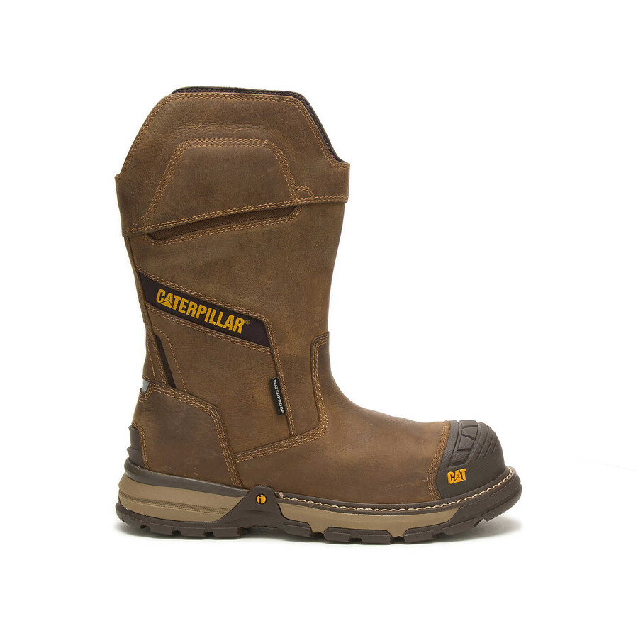 męskie wodoodporne buty robocze excavator superlite pull-on