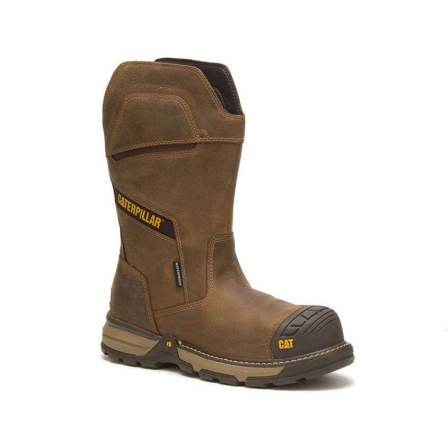 męskie wodoodporne buty robocze excavator superlite pull-on