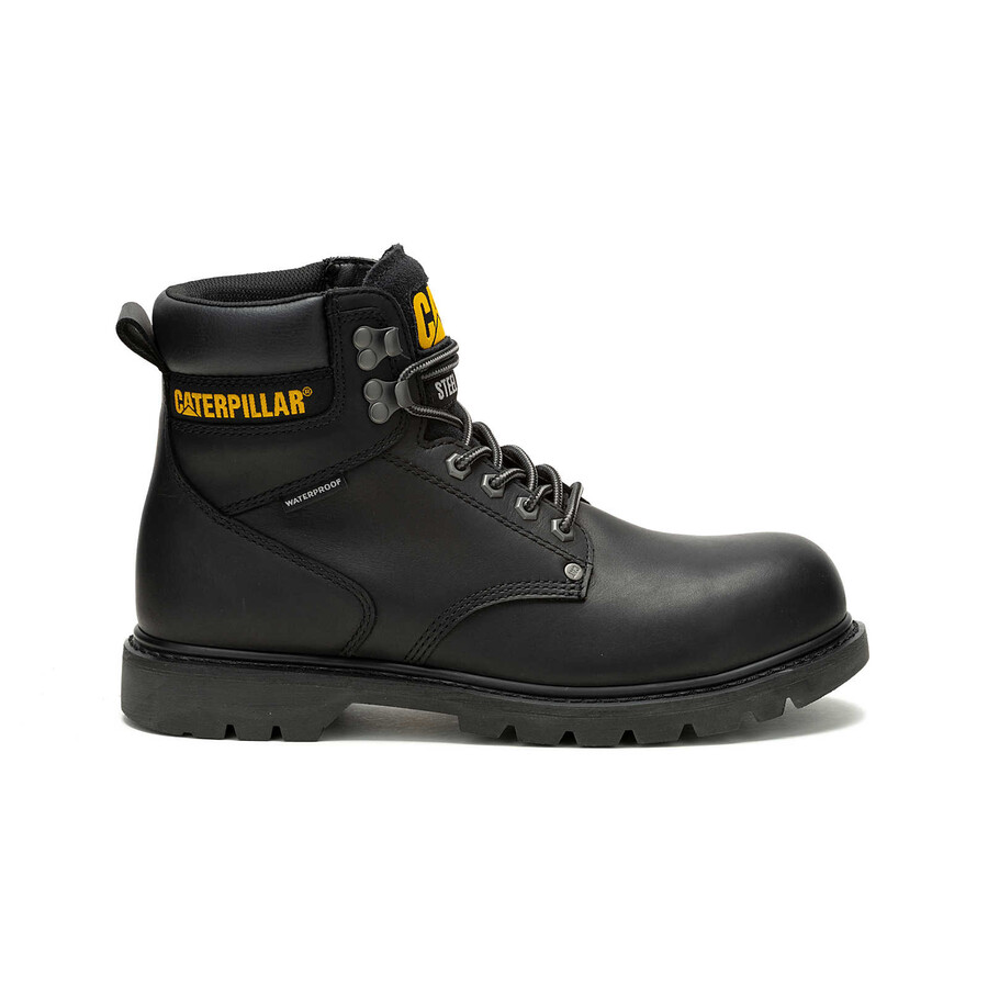 wodoodporne buty robocze męskie second shift z metalowym noskiem