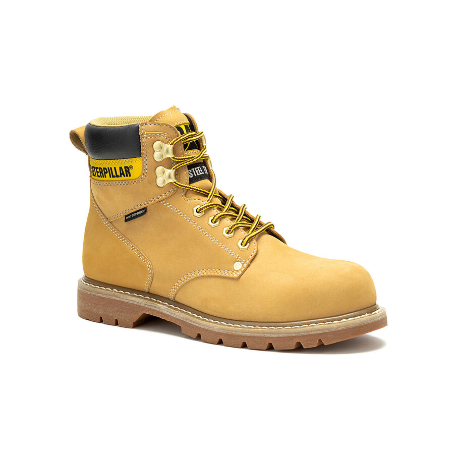wodoodporne buty robocze męskie second shift z metalowym noskiem