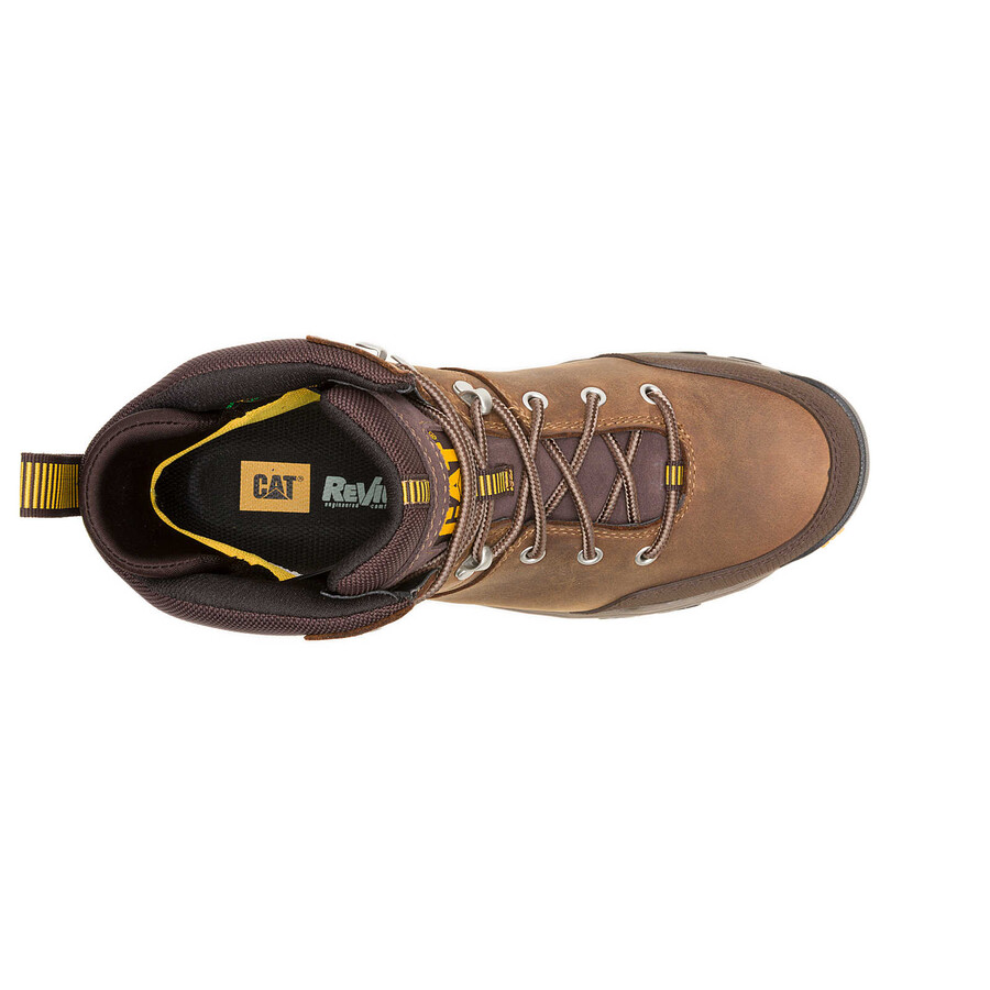 męskie wodoodporne buty robocze threshold rebound hiker ze stalowym noskiem