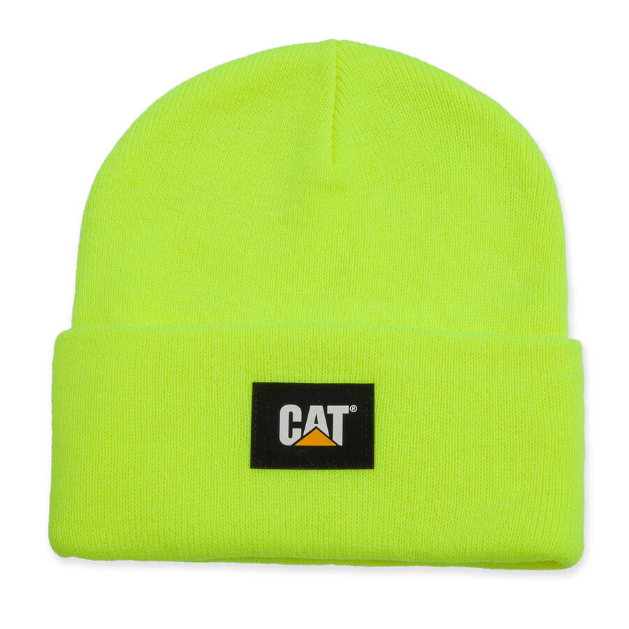 męska czapka z mankietem cat label